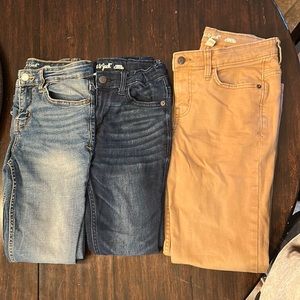 Lots of 3 boys cat and Jack jeans excellent condition size 12